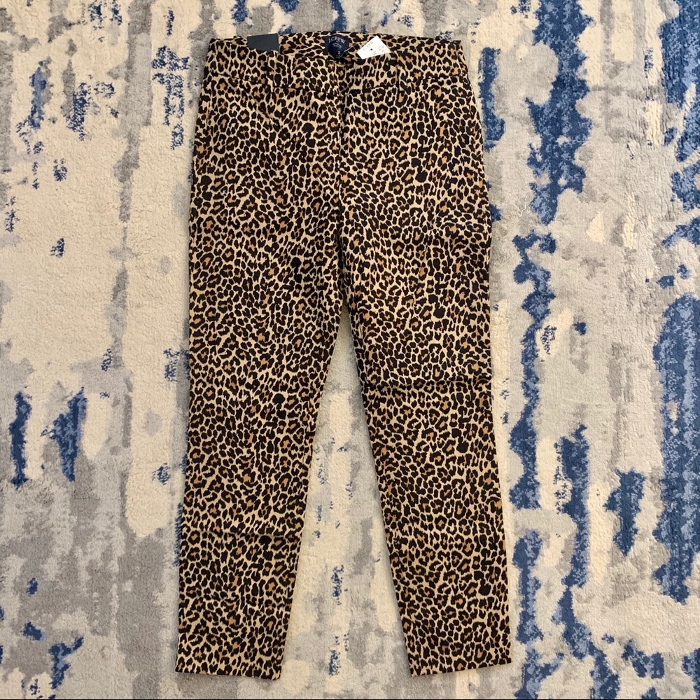 J. Crew Factory Winnie Leopard Print Skinny Pant NWT - Picture 2 of 7
